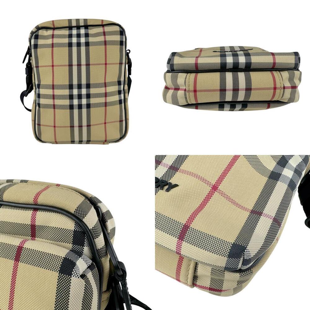 Burberry Crossbody Shoulder Bag Canvas Beige - Picture 3 of 5